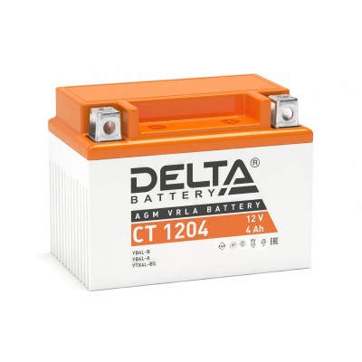Delta AGM СТ 1204 (4 а/ч) YB4L-B,YB4L-A,YTX4L-BS