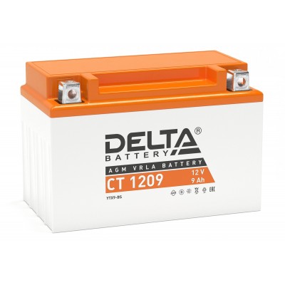 Delta AGM СТ 1209 (9 а/ч) YTX9-BS,YTX9