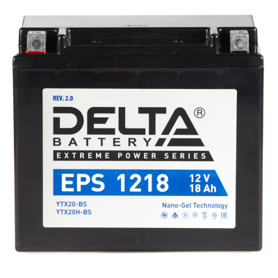 Delta   EPS 1218 (18 а/ч) YTX20-BS, YTX20H-BS
