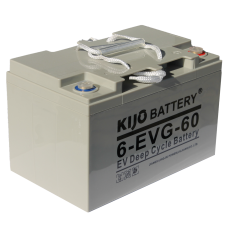 Kijo 12V  6-EVG-60Ah (M6+DIN)