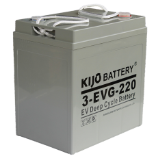 Kijo 6V 3-EVG-200Ah (M8+DIN)