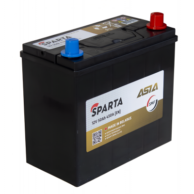 SPARTA Asia 12V 50 А/ч R+ Евро (РБ)