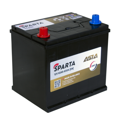 SPARTA Asia 12V 65 А/ч L+ рус.(РБ) - фикс.цена