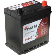 SPARTA  Asia AGM-B21 12V 40Ah (Китай) c бортиком