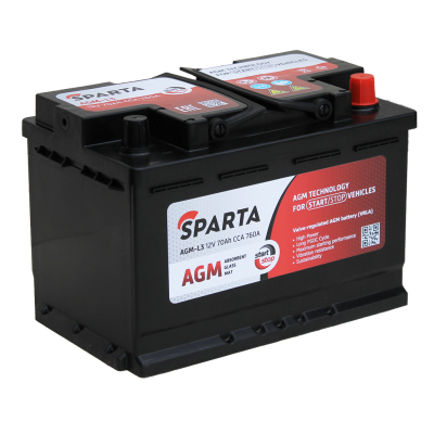 SPARTA AGM-L3 12V 70Ah (Китай)