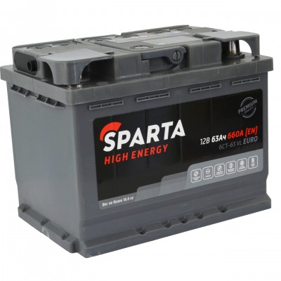 SPARTA High Energy   6СТ-63  Евро