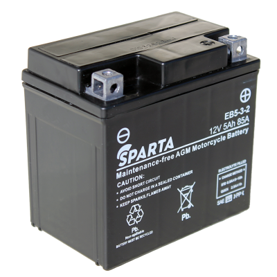 SPARTA EB5-3-2 (5 а/ч), YTX5L-BS, YT5L-BS, YTZ7S
