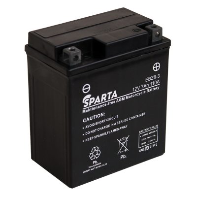 SPARTA EBZ8-3 (7 а/ч), YTX7L-BS