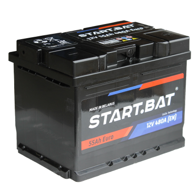 START.BAT 12V  55 А/ч R+ Евро (РБ)