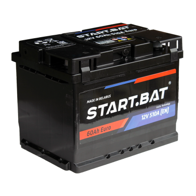 START.BAT 12V 60 А/ч R+ Евро (РБ) - фикс.цена