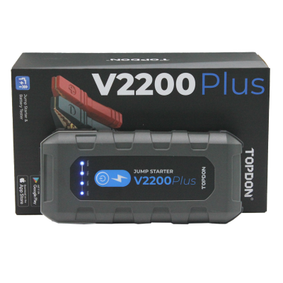 TOPDON V2200PLUS, пусковое устройство со встроенным тестером