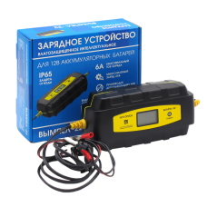 Вымпел 22/РФ (герметичн.корпус,6А, 12В, автомат.диспл) Зарядное устройство