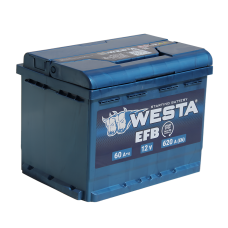 WESTA EFB  6СТ-60 R Euro (низкий)