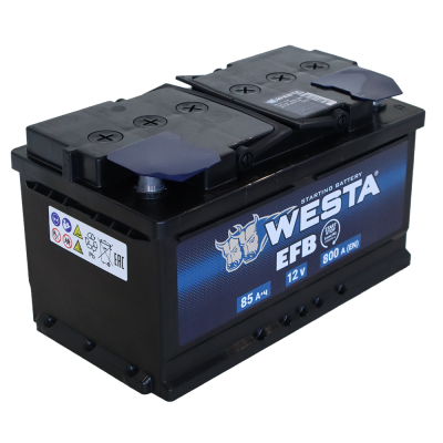 WESTA EFB  6СТ-85 R Euro (низкий)