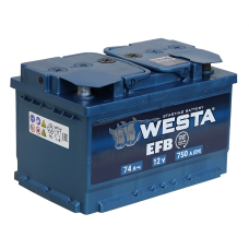 WESTA EFB  6СТ-74 R Euro (низкий)