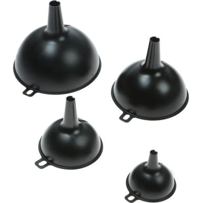 Набор воронок Oktan, 115, 95, 75, 55 мм, чёрный,арт.А3-01-37