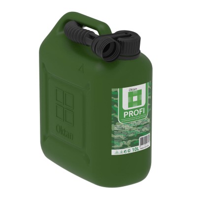 Канистра ГСМ Oktan, Профи, 10л.,зелёная, арт.А1-01-08