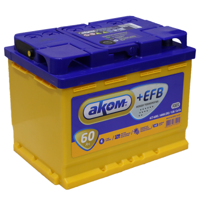 АКОМ 6СТ-60 EFB рус.