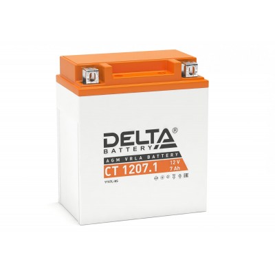 Delta AGM СТ 1207.1 (7 а/ч) YTX7L-BS