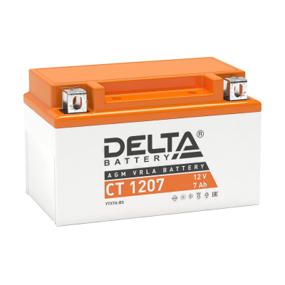 Delta AGM СТ 1207 (7 а/ч) YTX7A-BS