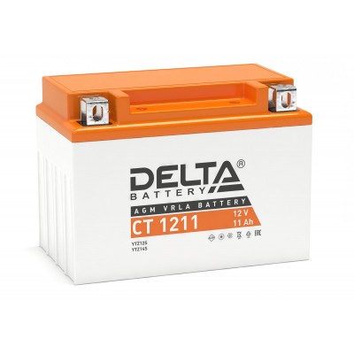 Delta AGM СТ 1211 (11 а/ч) YTZ12S, YTZ14S