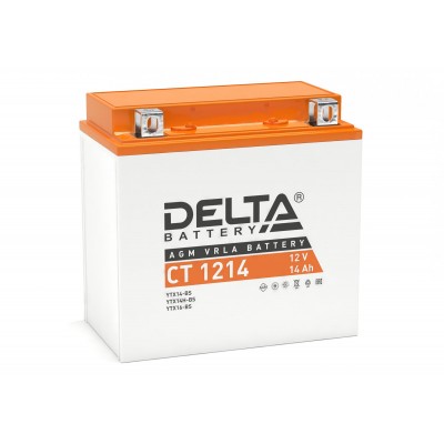 Delta AGM СТ 1214 (14 а/ч) YTX14-BS,YTX14H-BS,YTX16-BS,YB16B-A