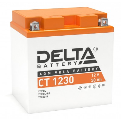Delta AGM СТ 1230 (30 а/ч) YIX30L,YIX30L-BS,YB30L