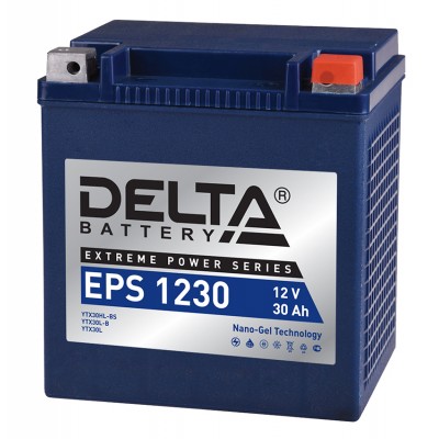 Delta EPS 1230 (30 а/ч) YTX30HL-BS, YTX30L-B, YTX30L