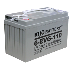 Kijo 12V 6-EVG-110Ah (M8+DIN)