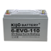 Kijo 12V 6-EVG-110Ah (M8+DIN)