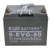 Kijo 12V 6-EVG-80Ah (M6+DIN)