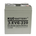 Kijo 6V 3-EVG-220Ah (M8+DIN)