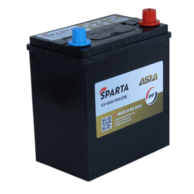 SPARTA Asia 12V 40 А/ч R+ Евро (РБ)