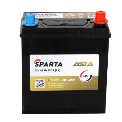 SPARTA Asia 12V 42 А/ч R+ Евро (РБ)