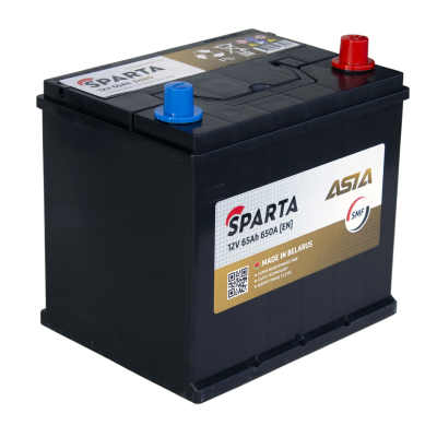 SPARTA Asia 12V 65 А/ч R+ Евро (РБ)