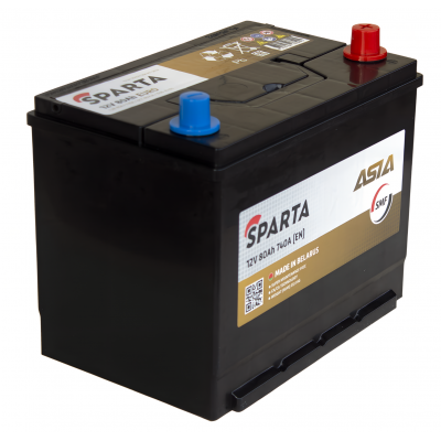 SPARTA Asia 12V 80 А/ч R+ Евро (РБ)