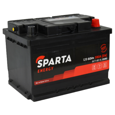 SPARTA Energy 6СТ-60 LB Евро низкий