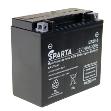 SPARTA EB20-3 (20 а/ч), YTX20HL-BS, YTX20L-BS, YB16L-B, YB18L-A