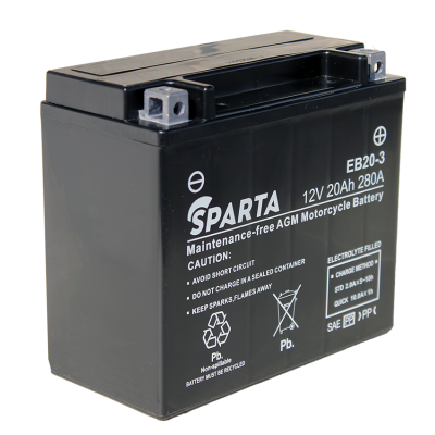 SPARTA EB20-3 (20 а/ч), YTX20HL-BS, YTX20L-BS, YB16L-B, YB18L-A