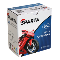 SPARTA LB7-A (7 а/ч), YTX7L-BS (Гелевая)