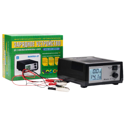 Вымпел 27/РФ (автомат, 0-7А, 14.1/14.8/16V жк-индикатор) Зарядное устройство